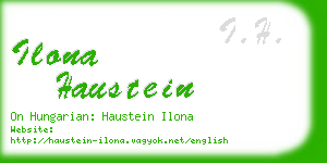 ilona haustein business card